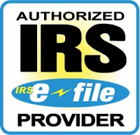 "IRS Authorized e-file Provider official logo badge"